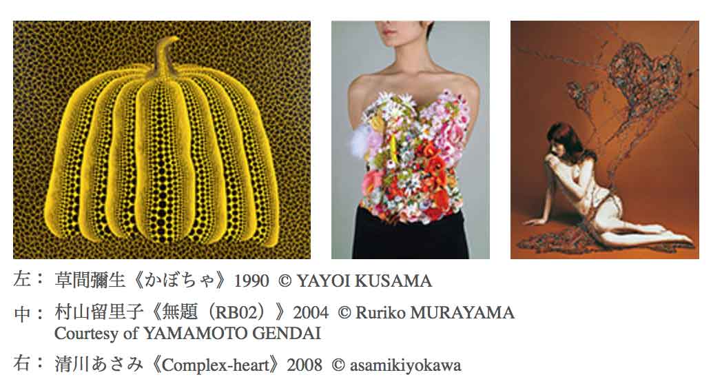 高橋コレクション展　草間彌生　村山留里子　清川あさみ