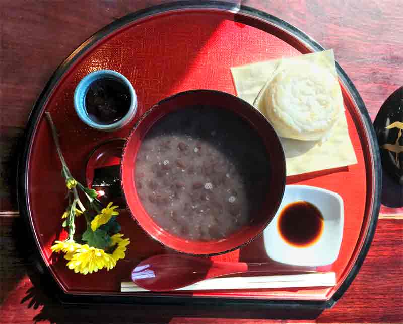 ぜんざいとお餅セット　岩井屋