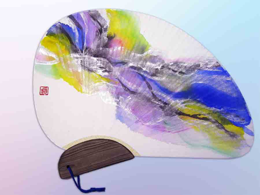 夏の夜の天の川銀河　中尾道也