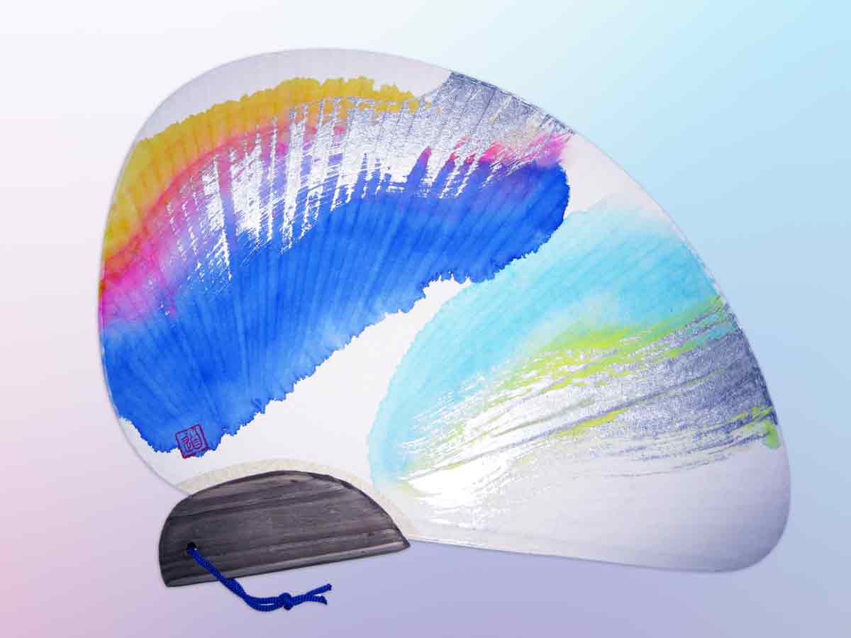 夏の夕立の雲からの光silver lining 中尾道也