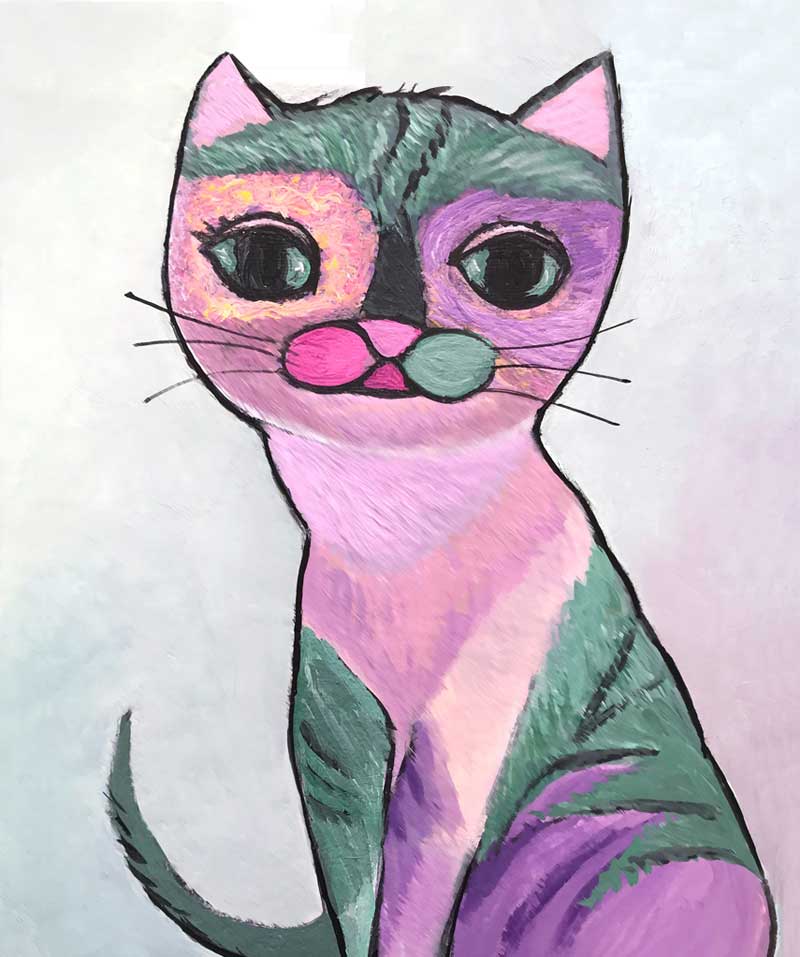 a bit lonely cat ちょっぴり寂しそうなニャンコ・猫道