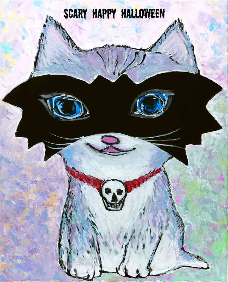 ハロウィン猫 nekomichi 中尾道也