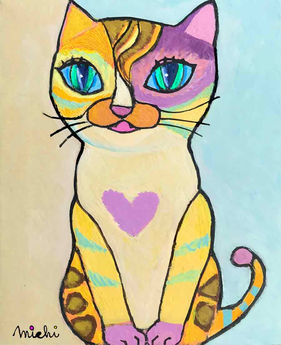 unique-cat-july-3-leopard-pattern-cat 中尾道也