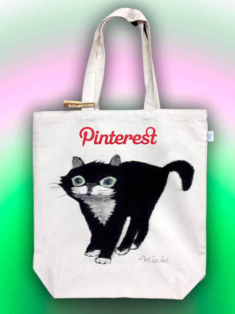 cat tote bag by michiy anakao_中尾道也 