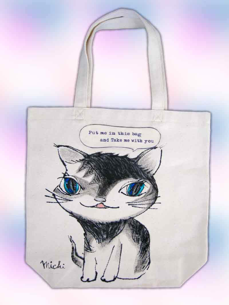 ねこのエコバッグ Put me in the bag and Take me with you