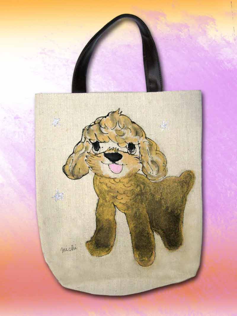 poodle ねこ-エコバッグ-中尾道也 