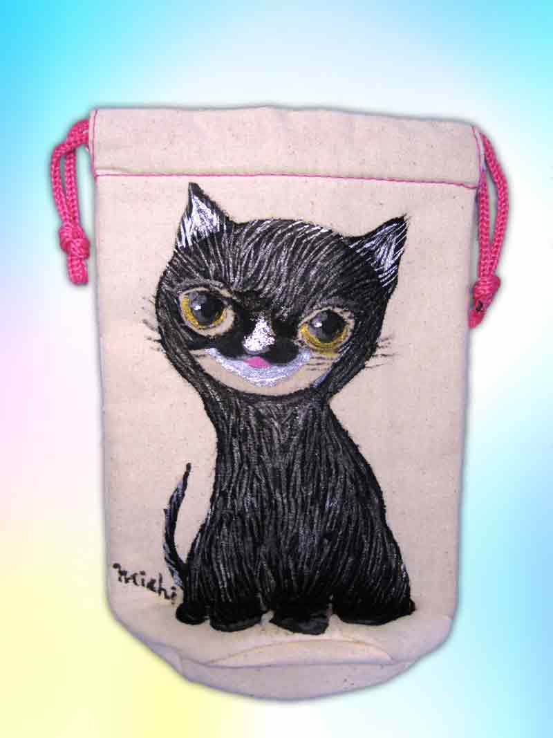 スマイリーブラックキャット　ねこみち